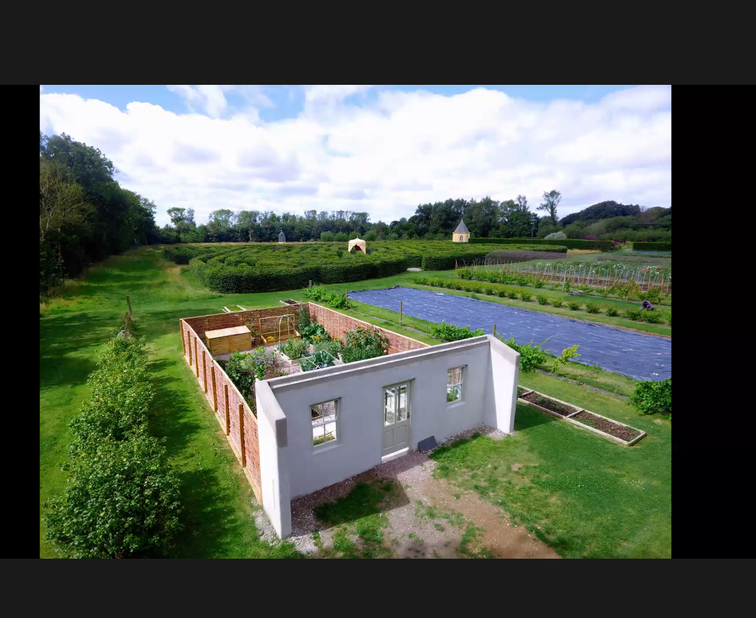 A screenshot from the web event: Model suburban garden in Ballymaloe.