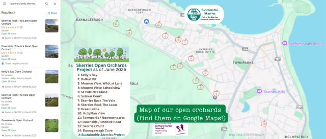 Map of Skerries Mini Orchards